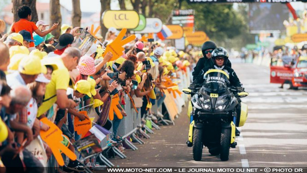 Des motos Yamaha sur les compétitions cyclistes : c'est reparti pour un Tour 