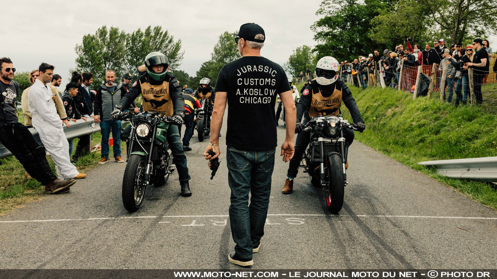 Les préparations moto Yamaha passent entre les gouttes aux Wheels and Waves 