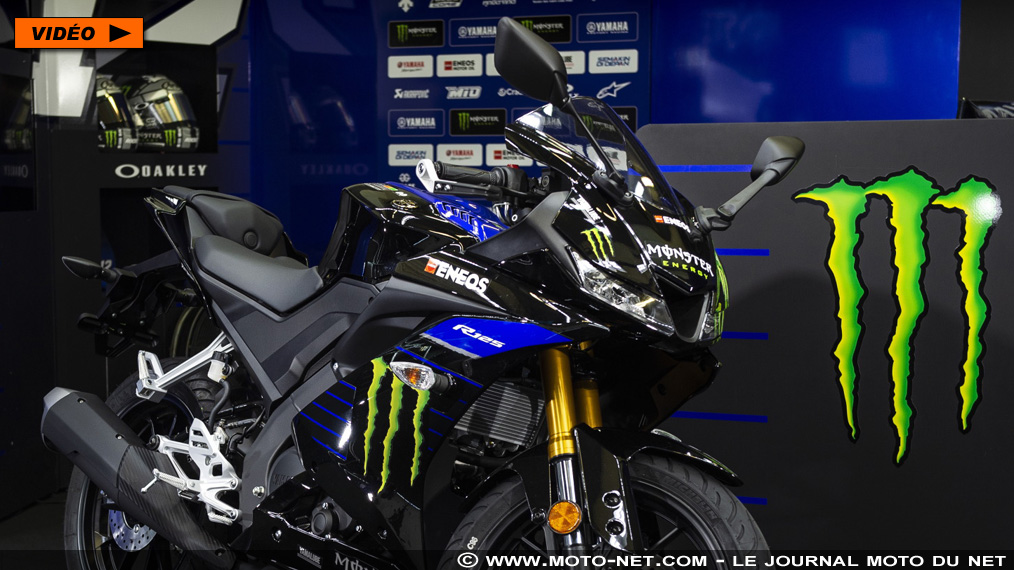 Vidéo, prix et dispo de la Yamaha YZF-R125 Monster MotoGP