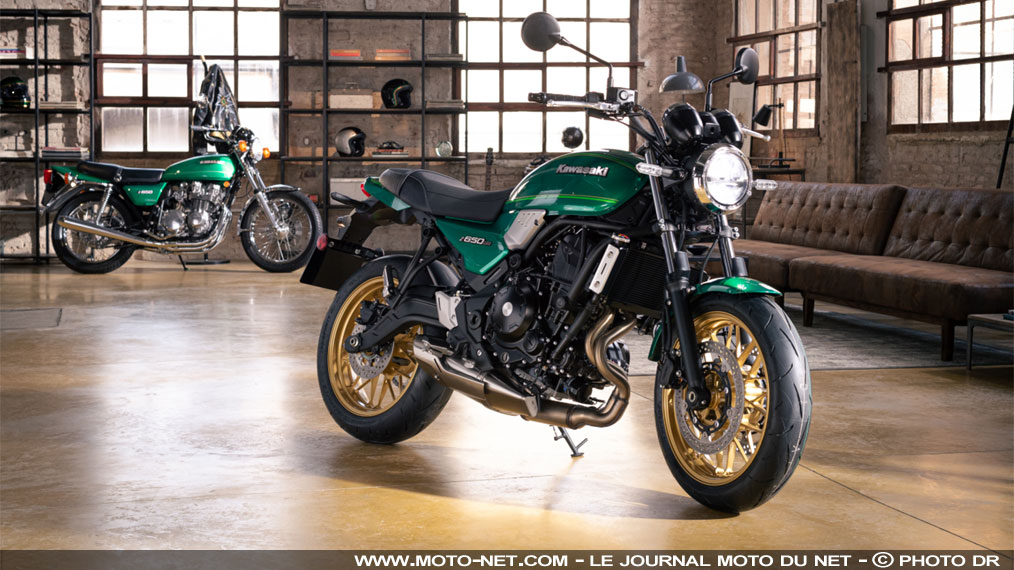 Présentation de la nouvelle moto néo-rétro Kawasaki Z650RS