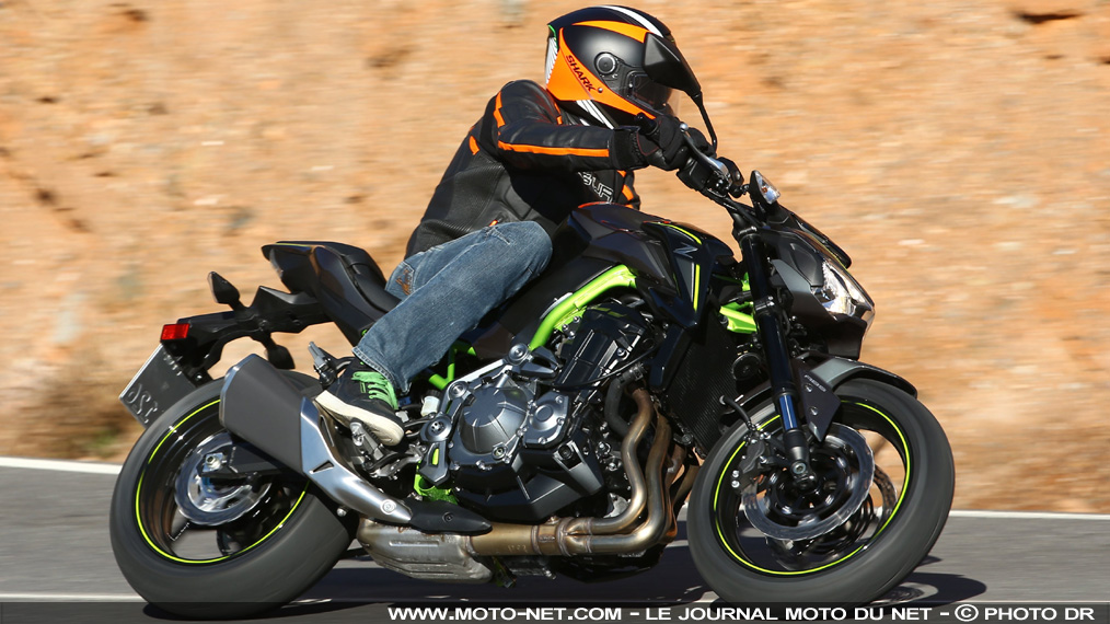 Essai Z900 : le roadster Kawasaki neuf sans aides !