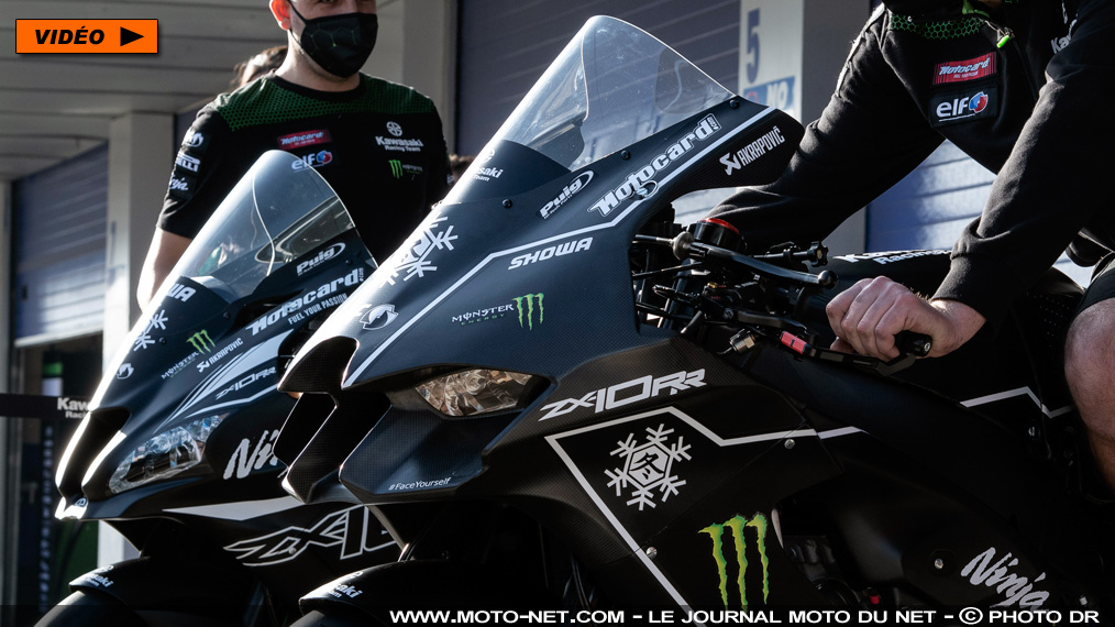 La ZX-10RR 2021 pointe le bout de son carénage aux tests WSBK de Jerez